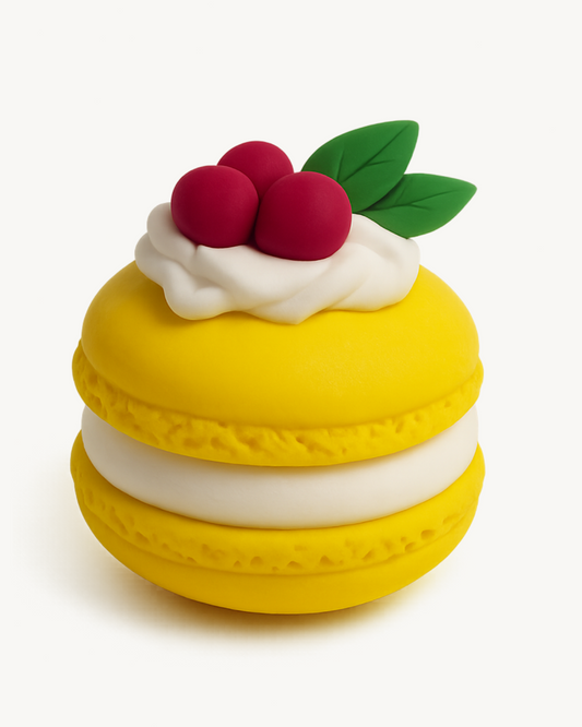 Luscious Lemon Macaron DIY Soft Air Dry Clay Kit