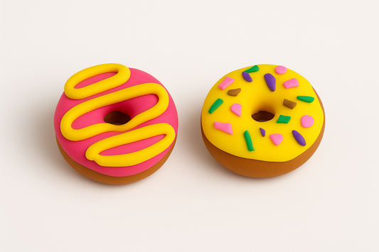 🍩 Confetti Donuts DIY Soft Air-Dry Clay Kit